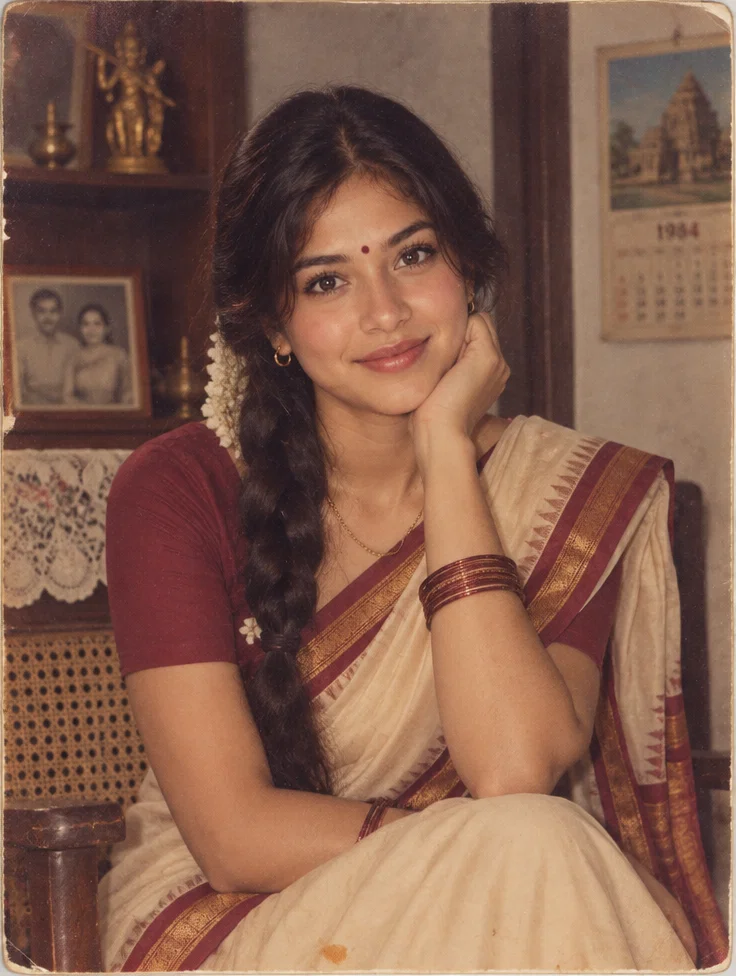 1980s Indian Portrait — AI prompt example