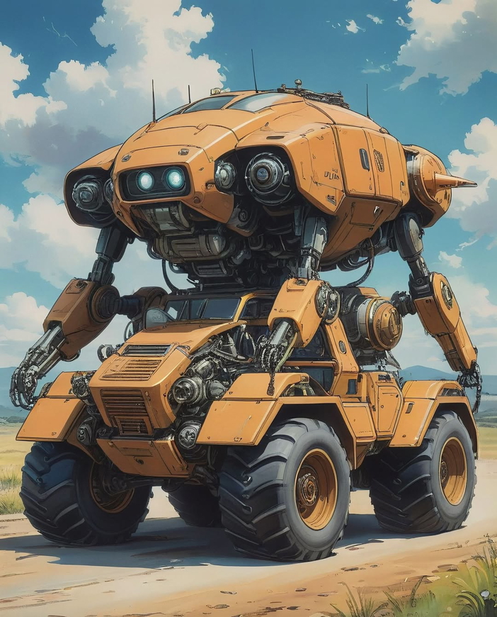 Crisp illustration after AI upscaling