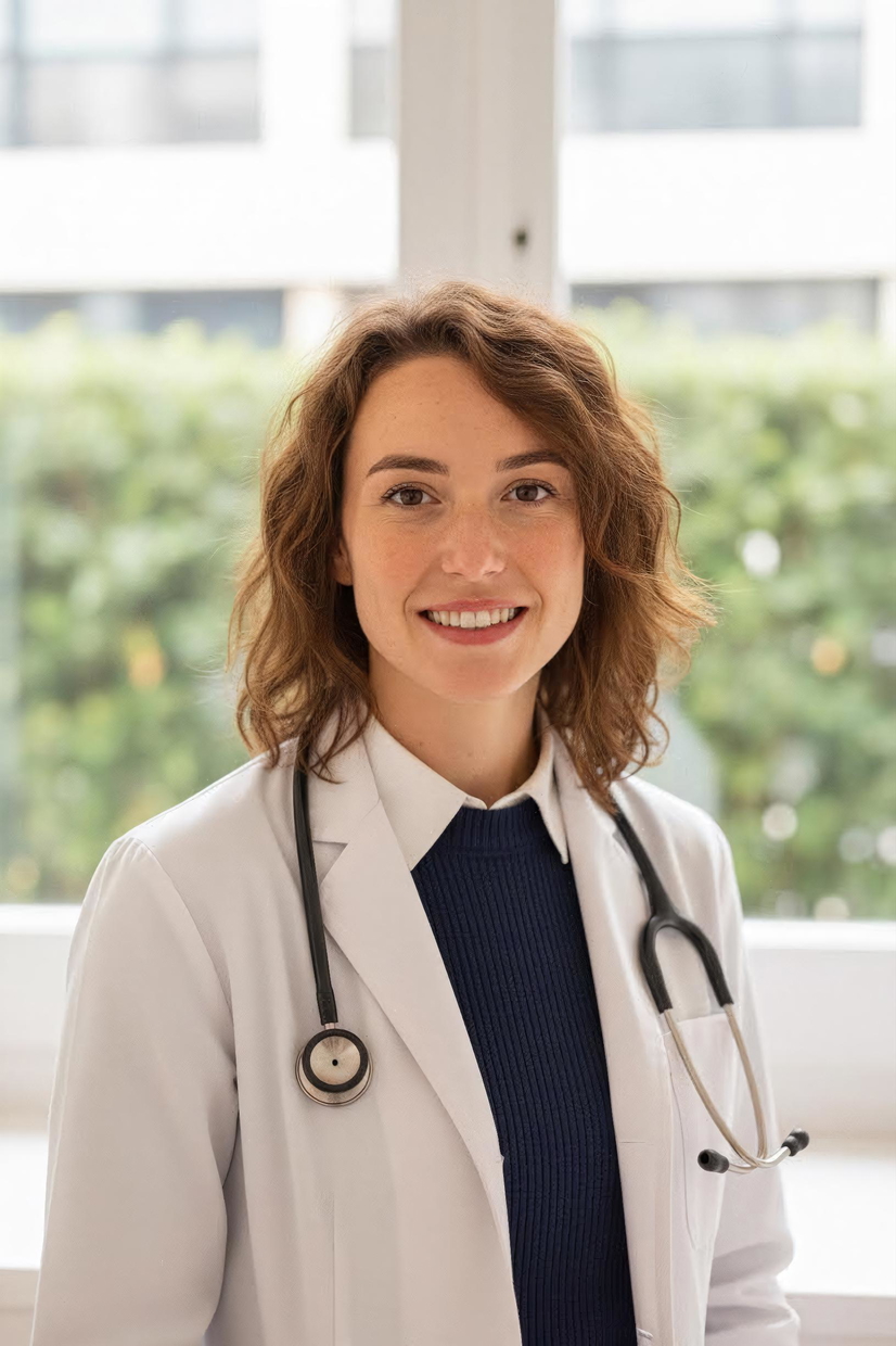 AI Doctor headshot for women