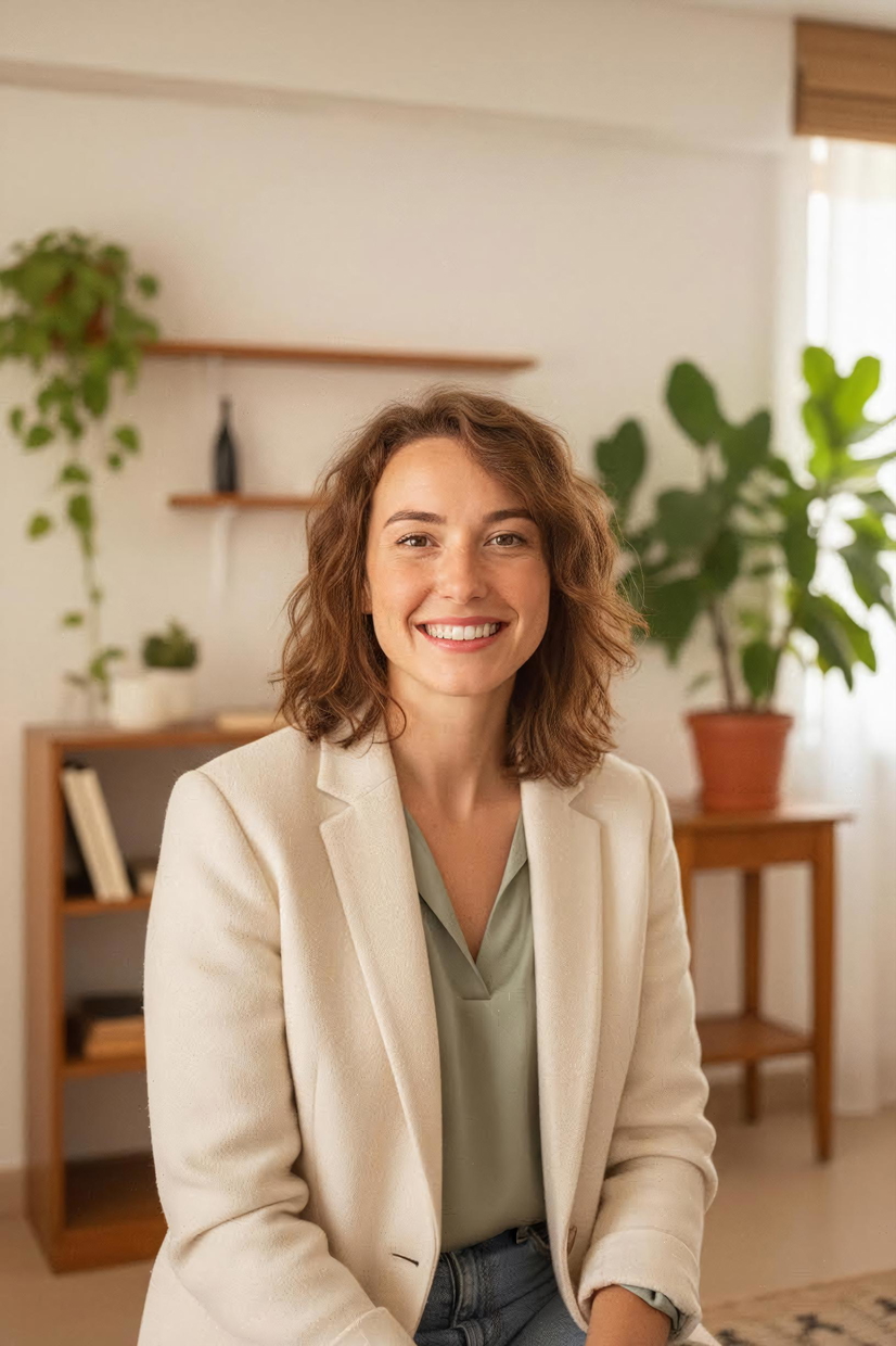 AI Therapist headshot for women