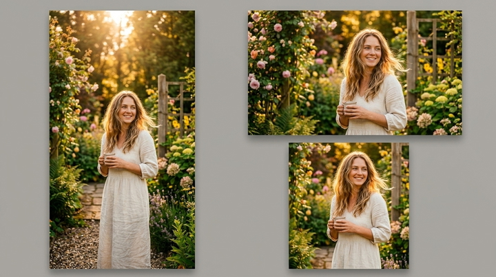 Download resized image for social media and marketing