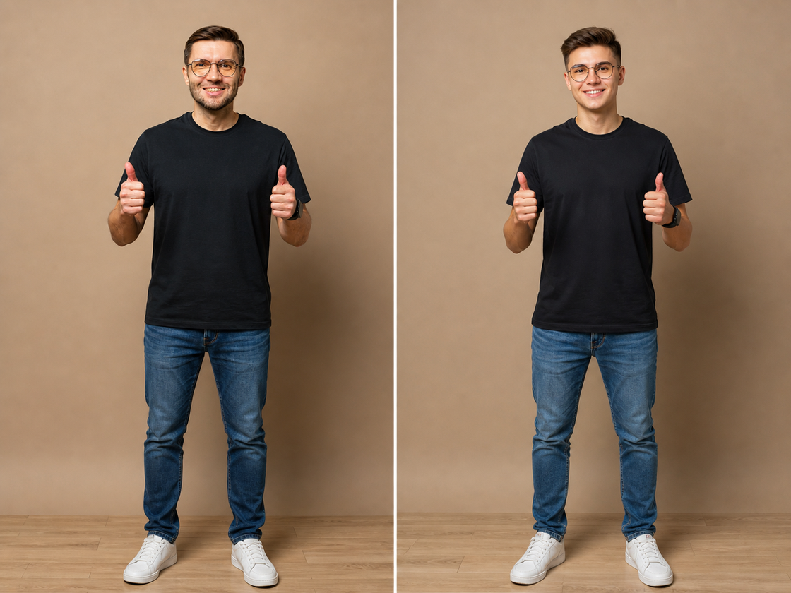 AI Age Progression: Free Online Aging Filter | GoStudio