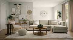 Living room with a cozy atmosphere — sample image to denoise