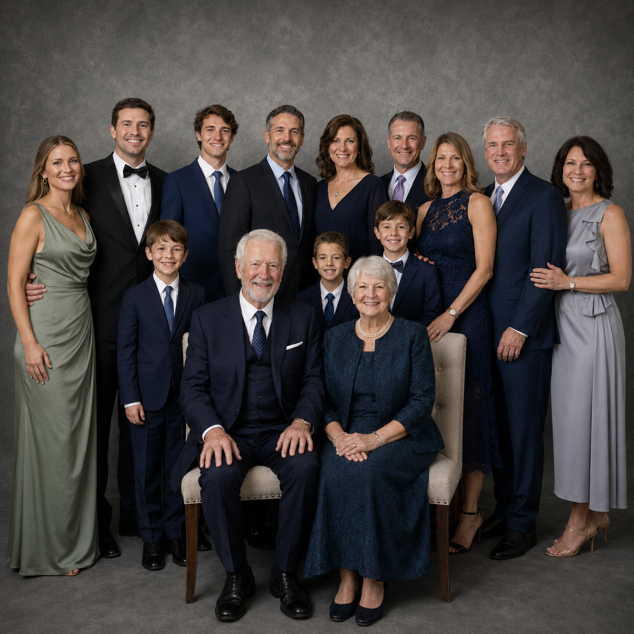 One natural group portrait with everyone together