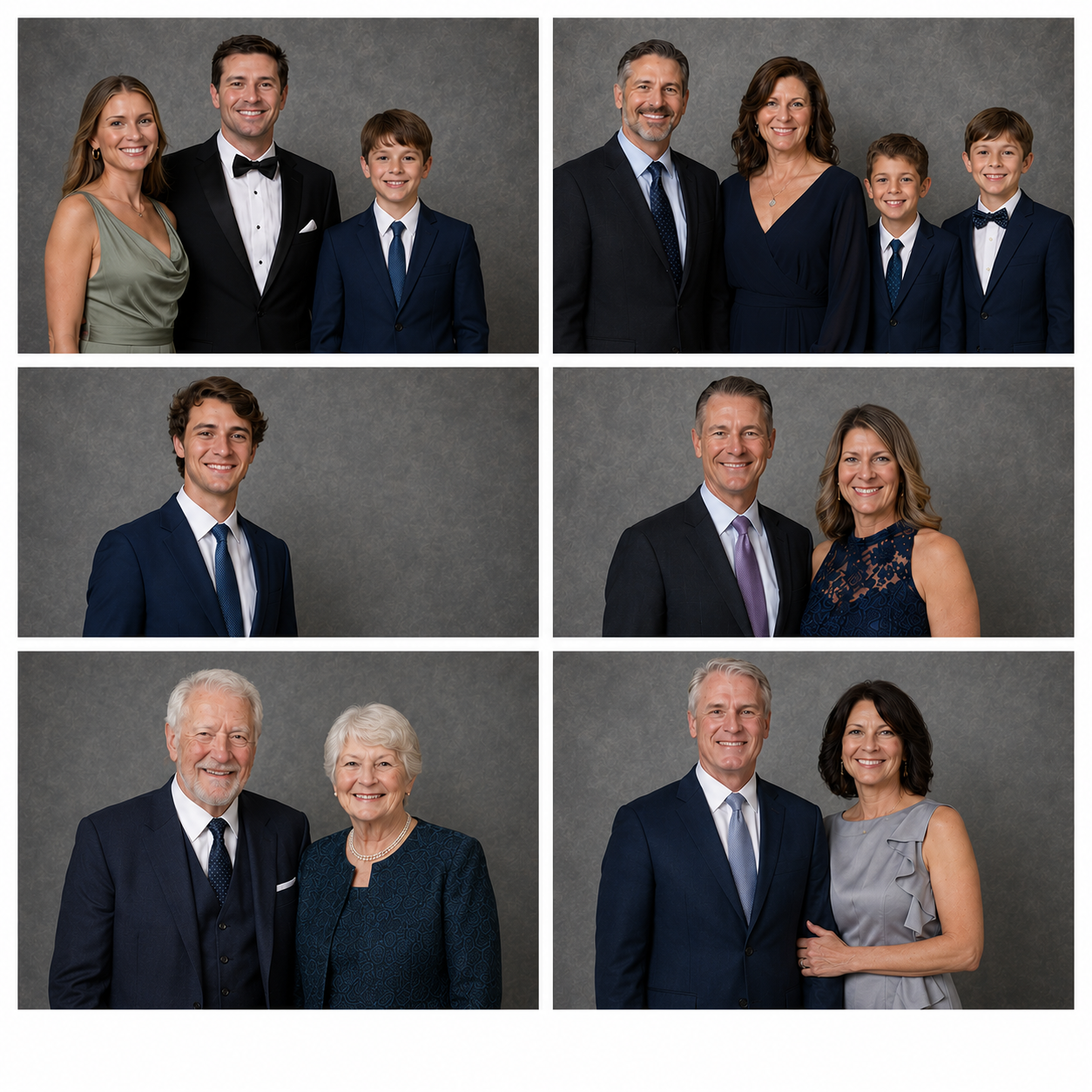 Separate photos before being combined