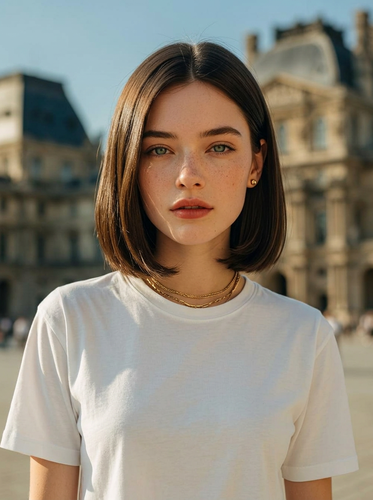 Straight bob hairstyle preview Straight bob hairstyle preview