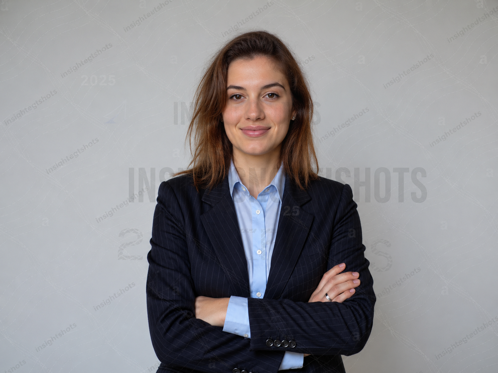 Remove a headshot watermark without blur using AI inpainting — before