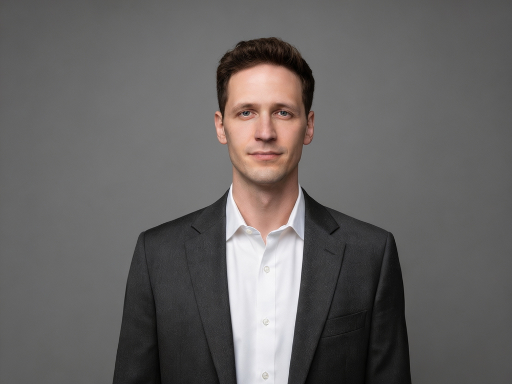 AI vision detecting and separating headshot watermark layers — after