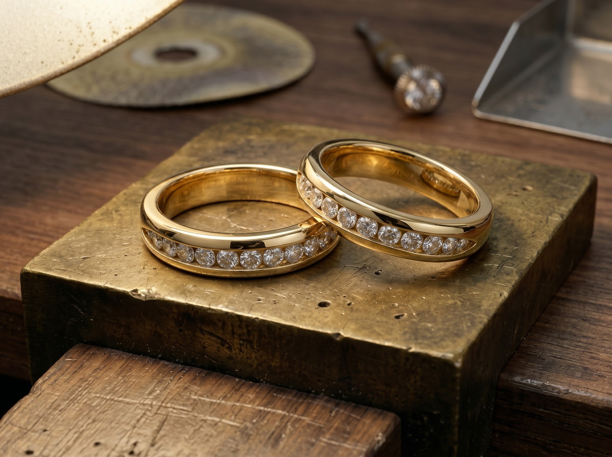 Jewellery product — after AI scene integration Jewellery product — after AI scene integration