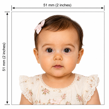White/off-white regulation background for baby passport White/off-white regulation background for baby passport