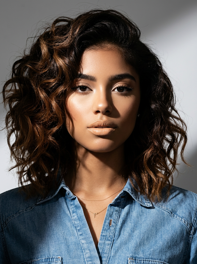 Hard lighting - strong directional studio lighting Hard lighting - strong directional studio lighting