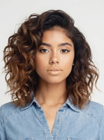 Studio sample with hotspot lighting, try the AI shadow remover