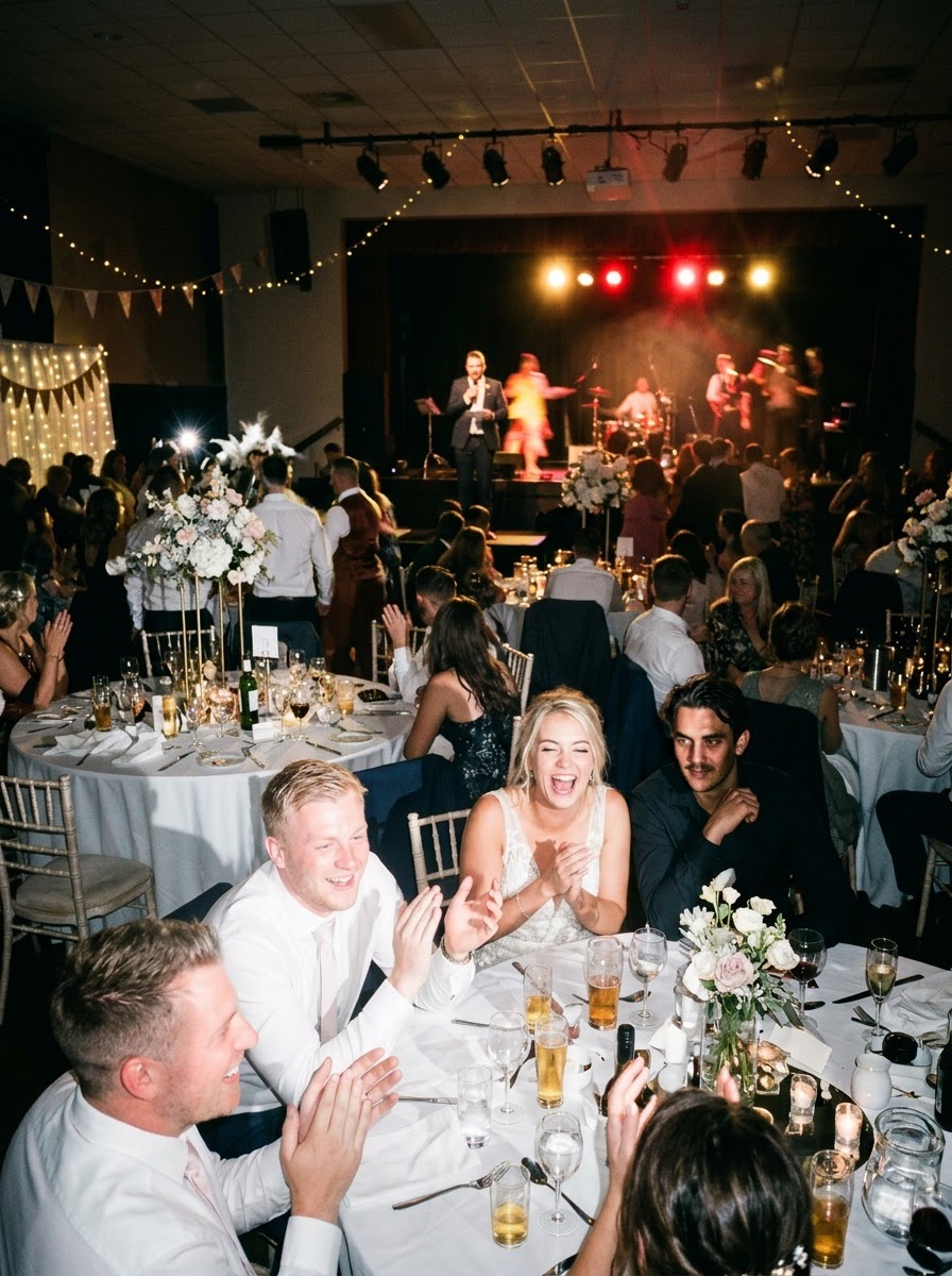Same event portrait with recovered highlight detail and balanced exposure