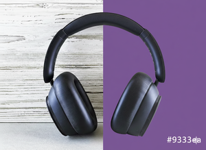 Product photo on a purple background
