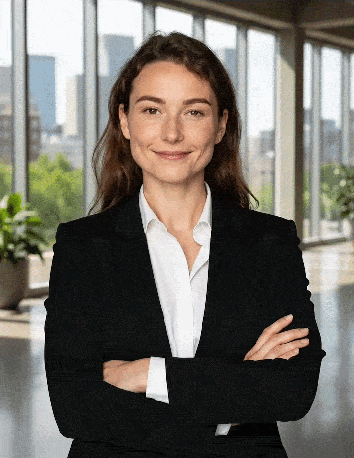 AI headshot generation in progress for women AI headshot generation in progress for women