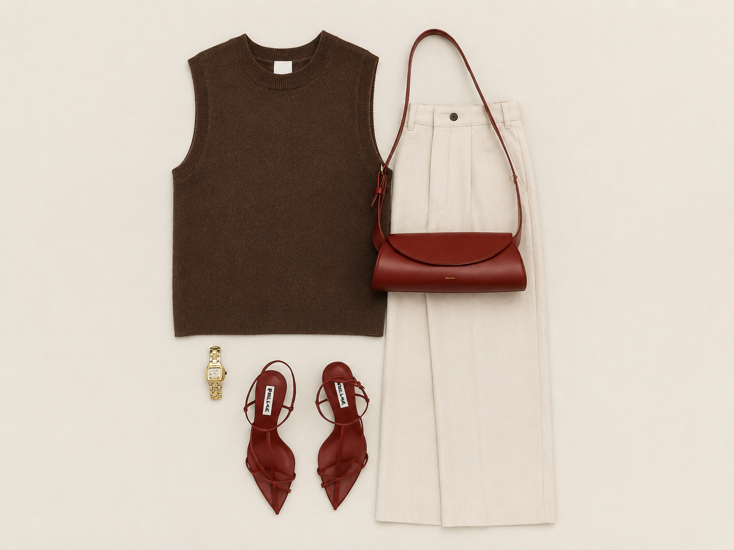 GoStudio AI flat-lay — styled product result