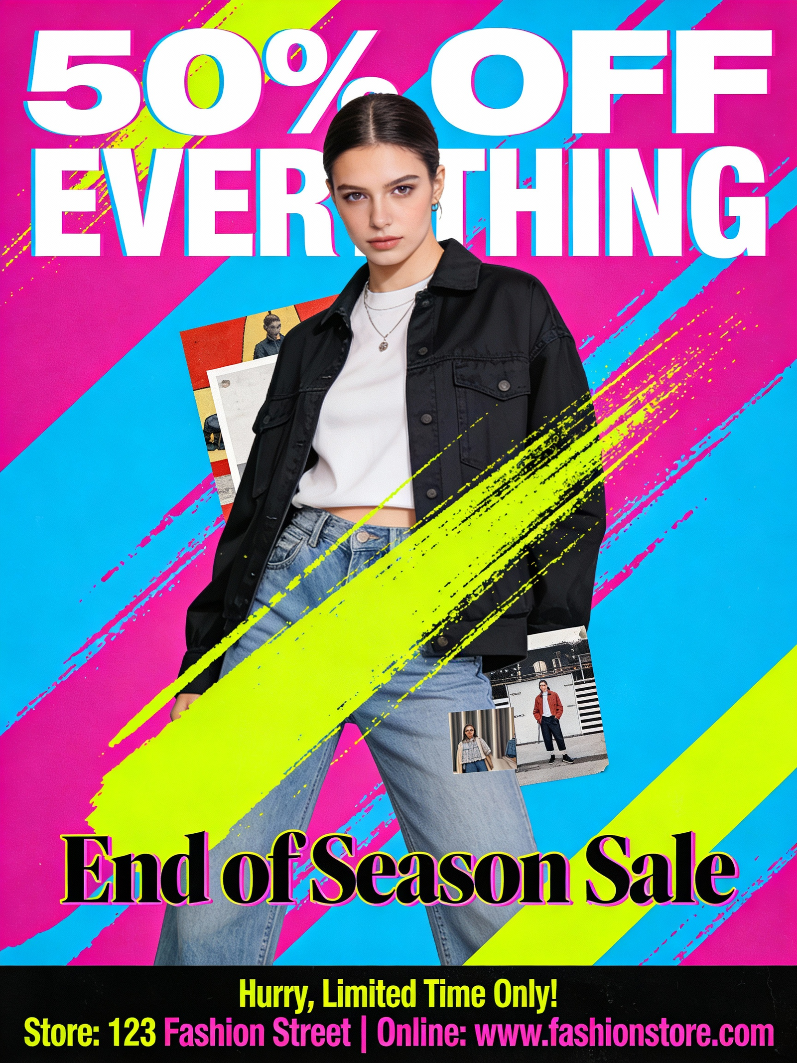 GoStudio.ai / Fashion Sale Promo Poster Example / AI Image Prompt / GoStudio.ai Fashion Sale Promo Poster — AI prompt example