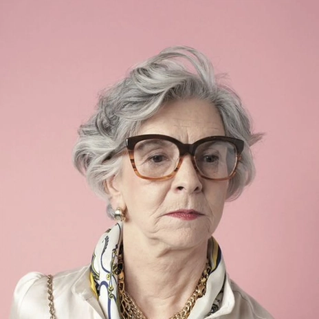 A portrait with thick dark glasses and a layered gold chain before AI accessory removal A portrait with thick dark glasses and a layered gold chain before AI accessory removal