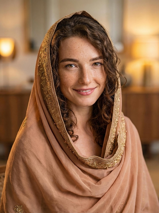 Dupatta / South Asian headshot — professional Dupatta / South Asian style generated by GoStudio.ai