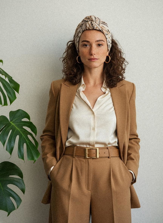 Modest Chic headshot — professional Modest Chic style generated by GoStudio.ai