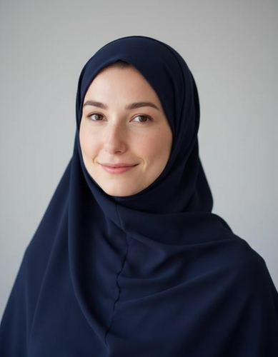 Khimar AI hijab headshot style Khimar AI hijab headshot style