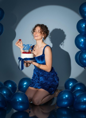 Editorial AI birthday portrait style Editorial AI birthday portrait style