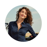 Sample professional AI headshot generated by GoStudio