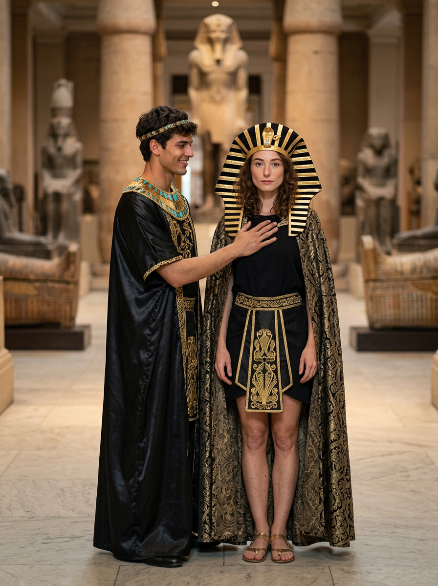 Pharaoh Couple — AI prompt example