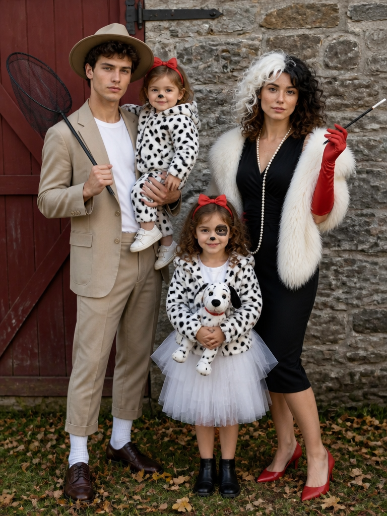 GoStudio.ai / Dalmatian Family Example / AI Image Prompt / GoStudio.ai Dalmatian Family — AI prompt example