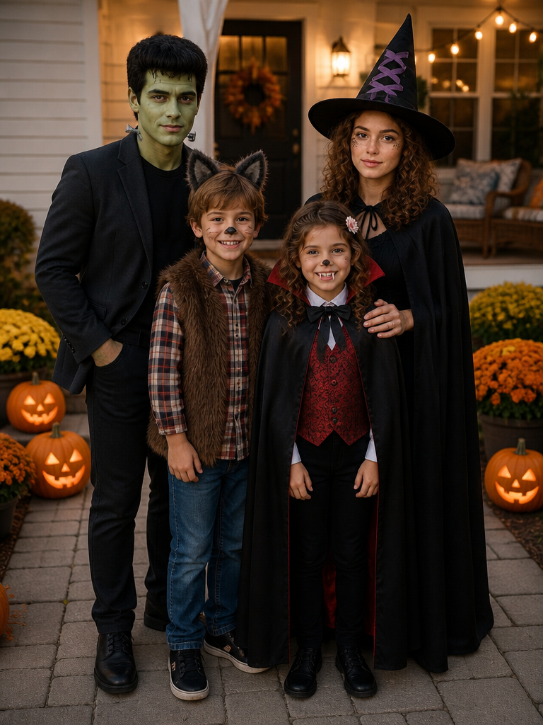 Monster Mash Family — AI prompt example