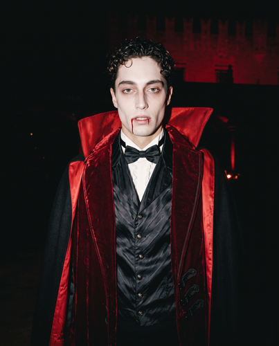 Vampire count Halloween photo style for men Vampire count Halloween photo style for men