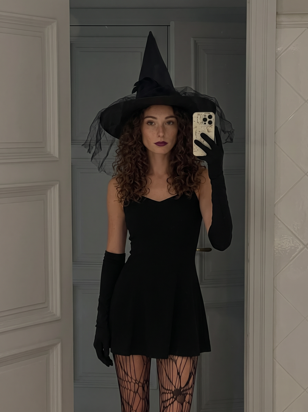 Mirror Witch Selfie Halloween photo for women, generated from a selfie by GoStudio.ai Mirror Witch Selfie Halloween photo for women, generated from a selfie by GoStudio.ai